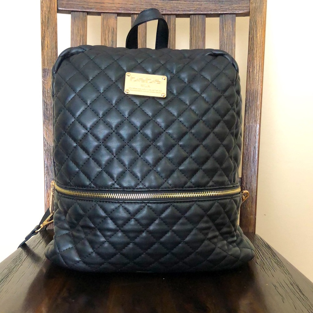 Bebe u.s.a quilted backpack